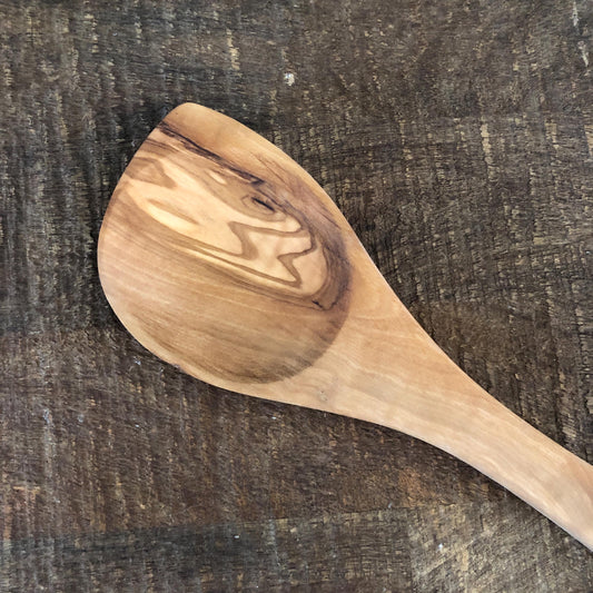 Wooden Spoon, Olive Wood Engraved with Bon Appétit