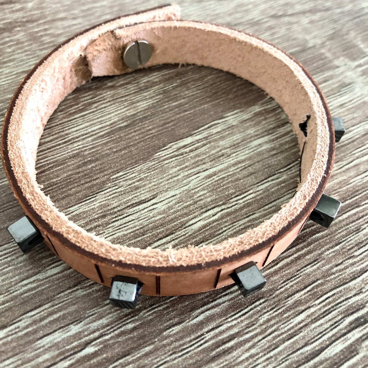 Thin Beaded Leather Bracelet for Women