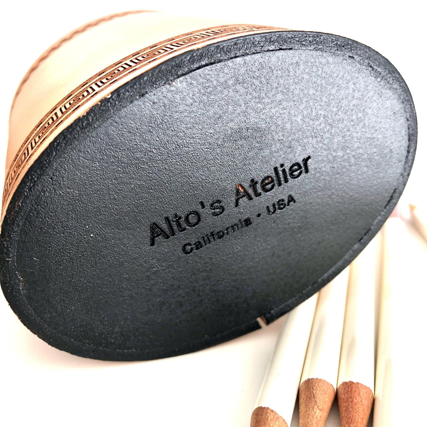 Handmade Leather Pencil and Pen Holder