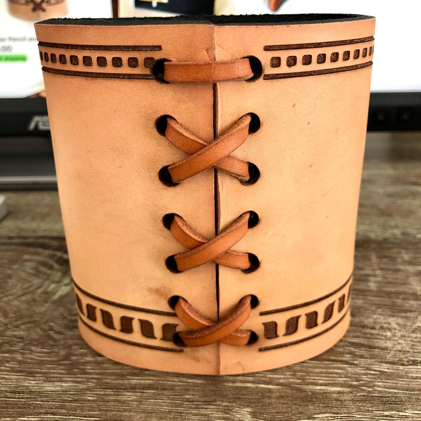 Handmade Leather Pencil and Pen Holder