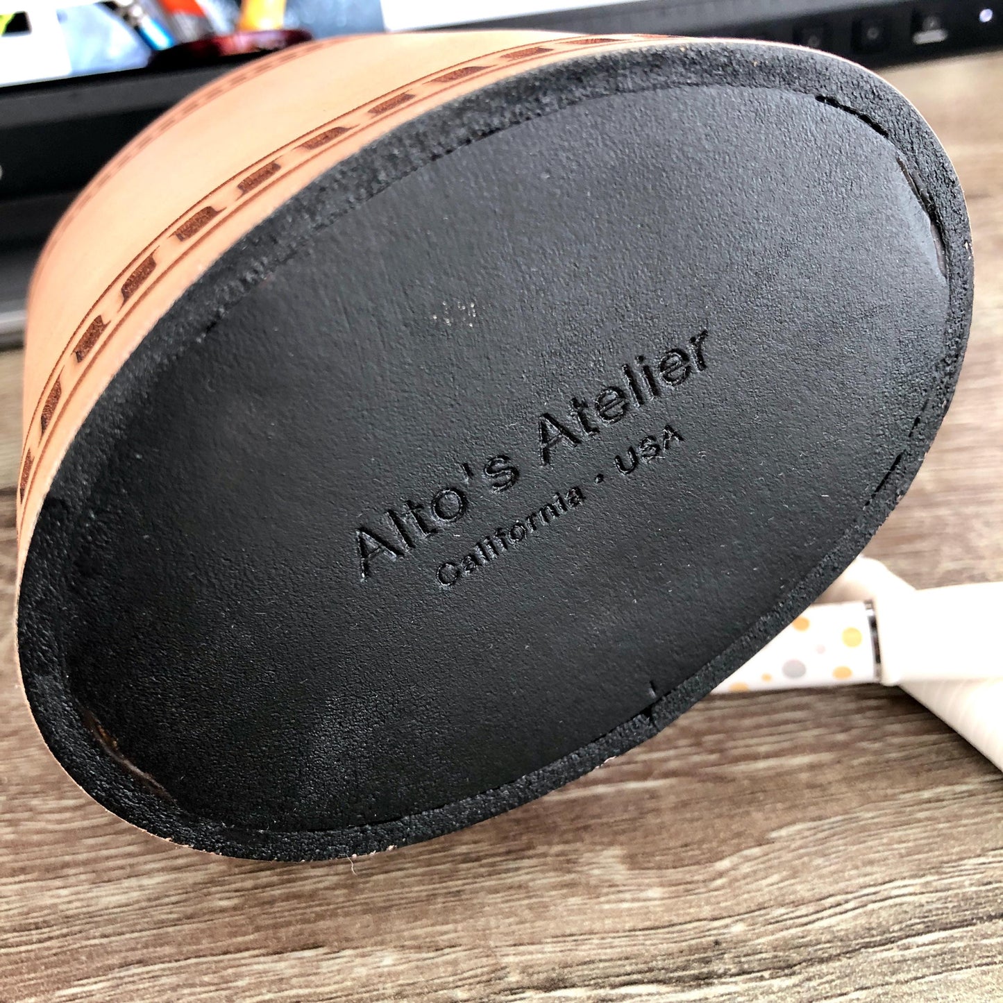 Handmade Leather Pencil and Pen Holder