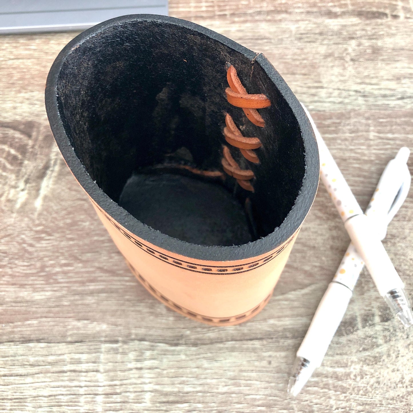 Handmade Leather Pencil and Pen Holder