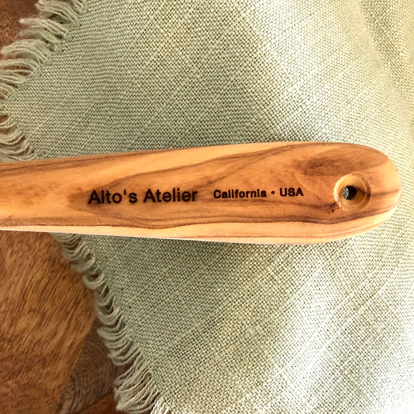 Wooden Spoon made from Olive Wood, Kitchen Queen