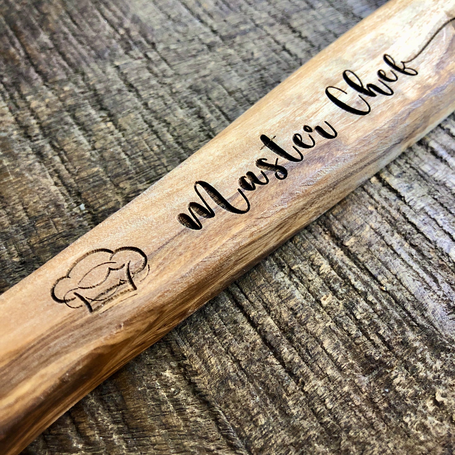 Wooden Spatula made from Olive Wood, Master Chef