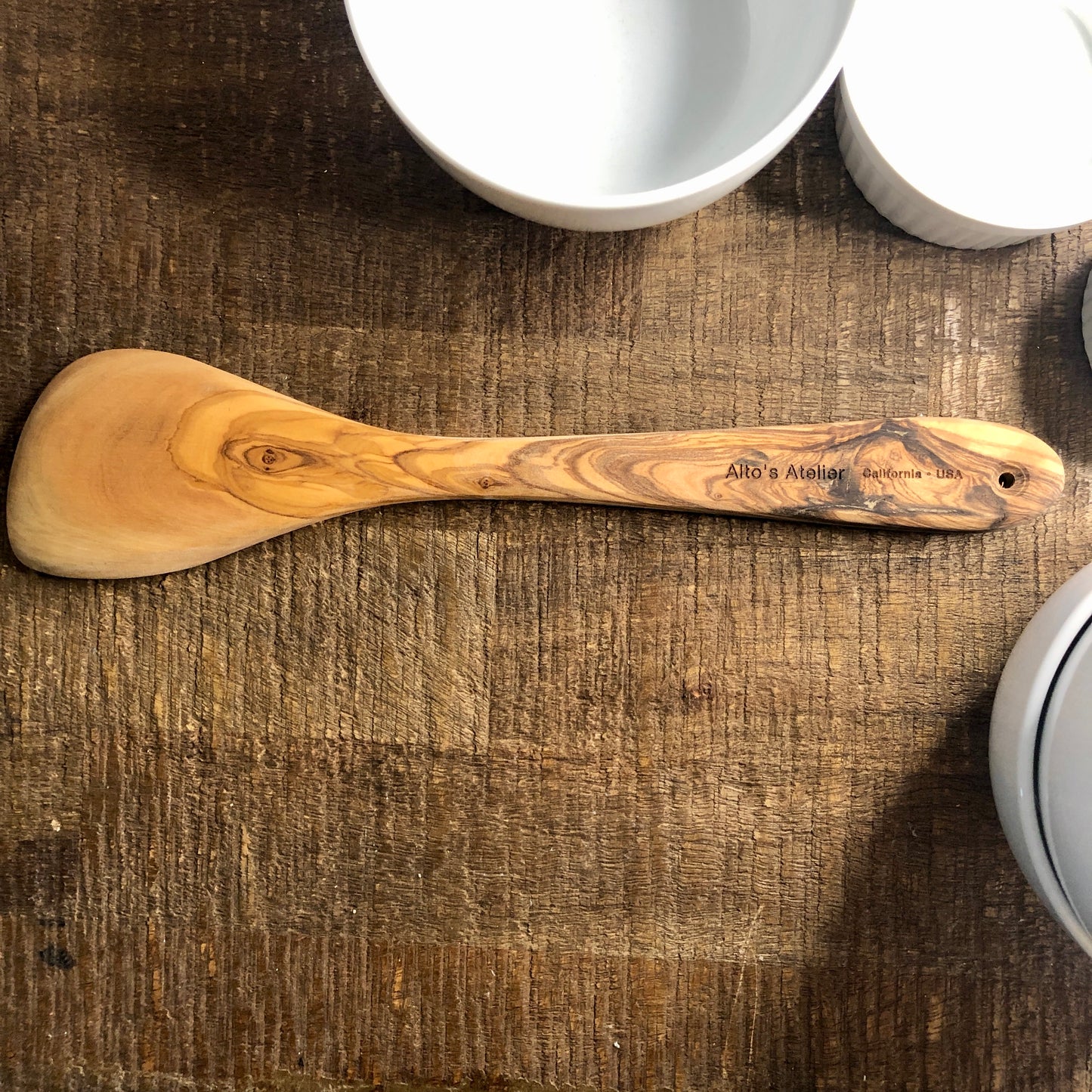 Wooden Spoon made from Olive Wood: Stir, Mix, Fold