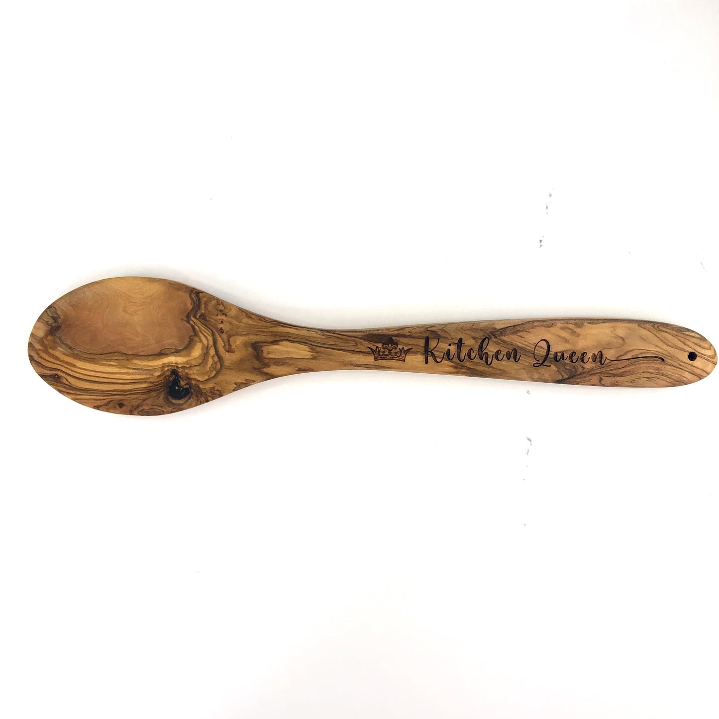 Wooden Spoon made from Olive Wood: Kitchen Queen