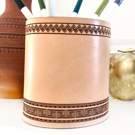 Handmade Leather Pencil and Pen Holder